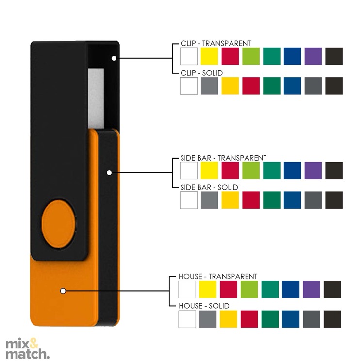USB with Plastic Clip 32GB 1
