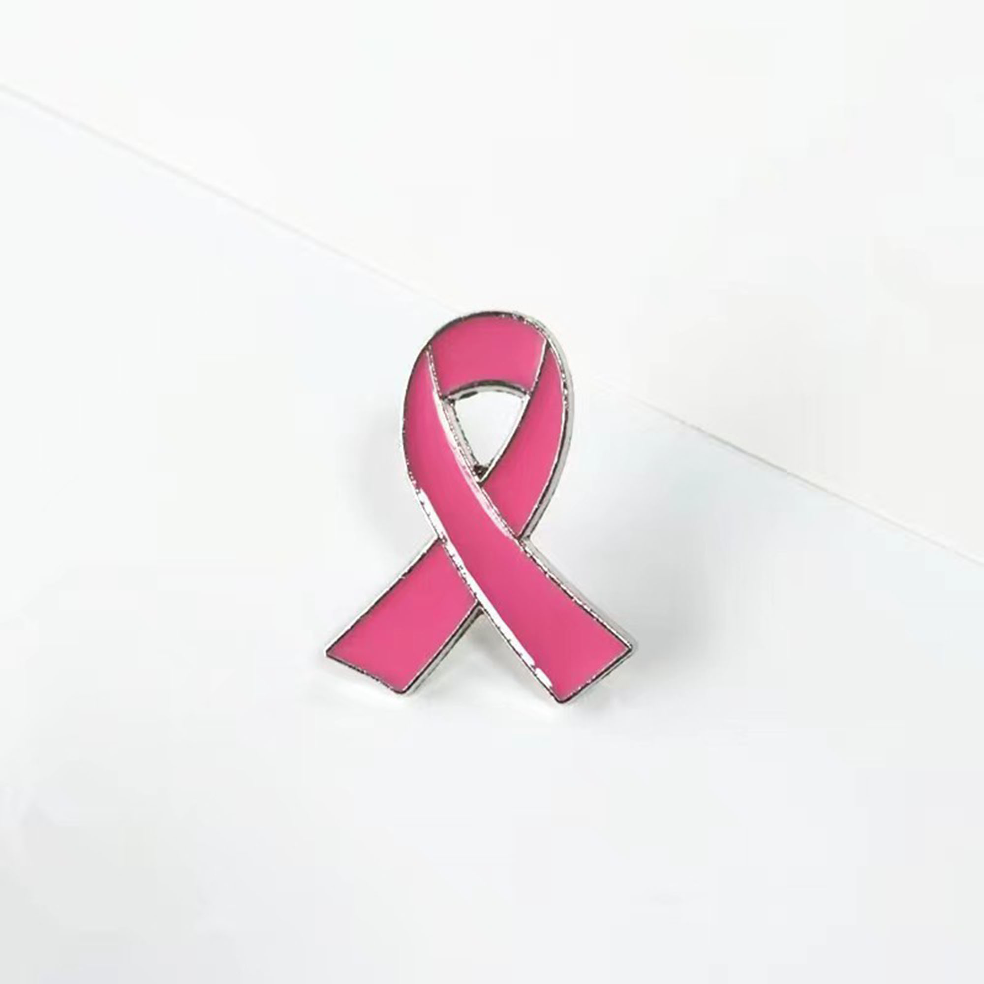 Zinc Alloy Awareness Ribbon Lapel Pin 7
