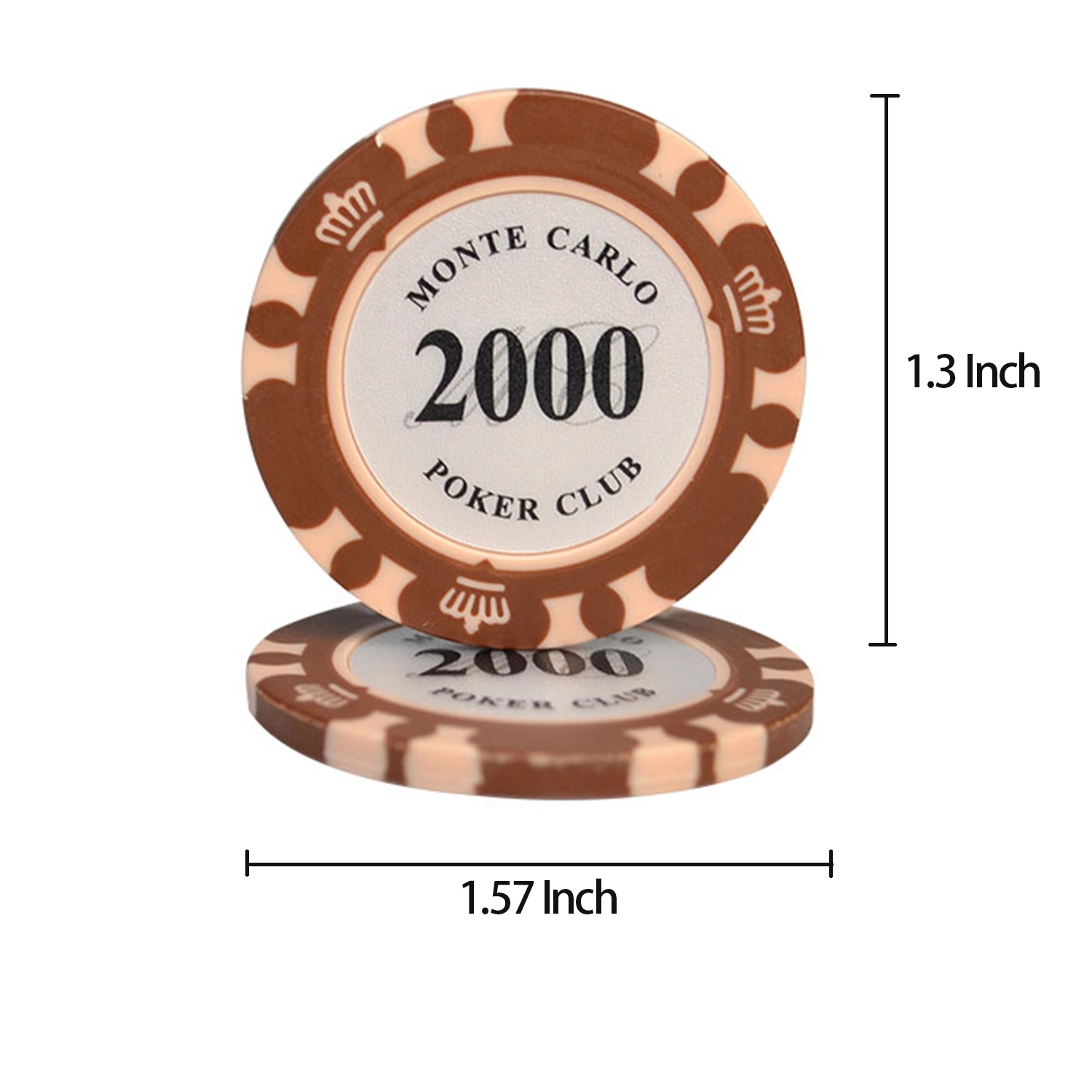 Round Plastic Poker Chips 3