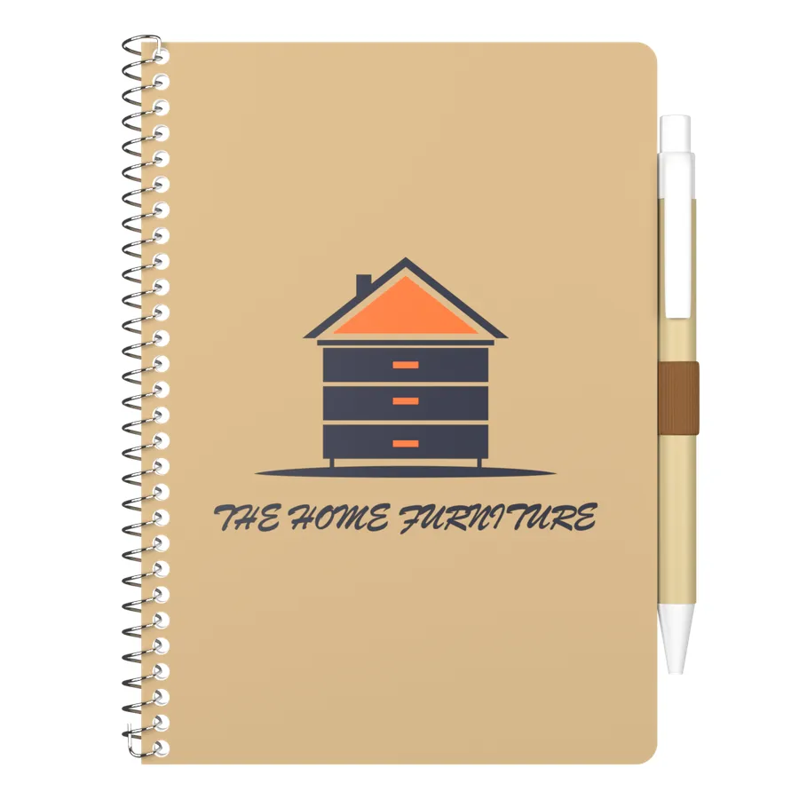 Spiral Notebook with Pen 2
