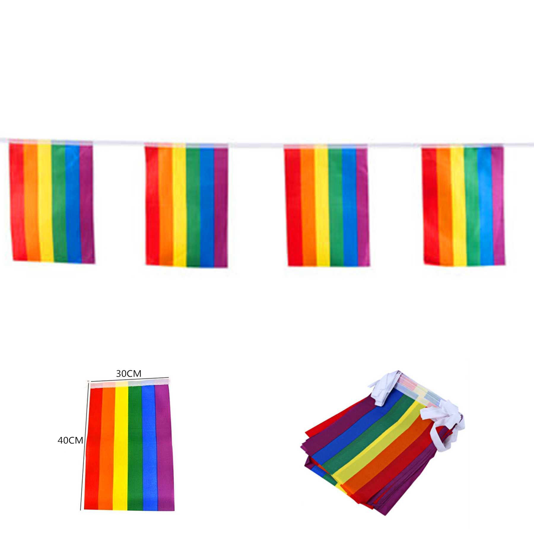 Banner Flag Garland 6 Flags/pcs 2