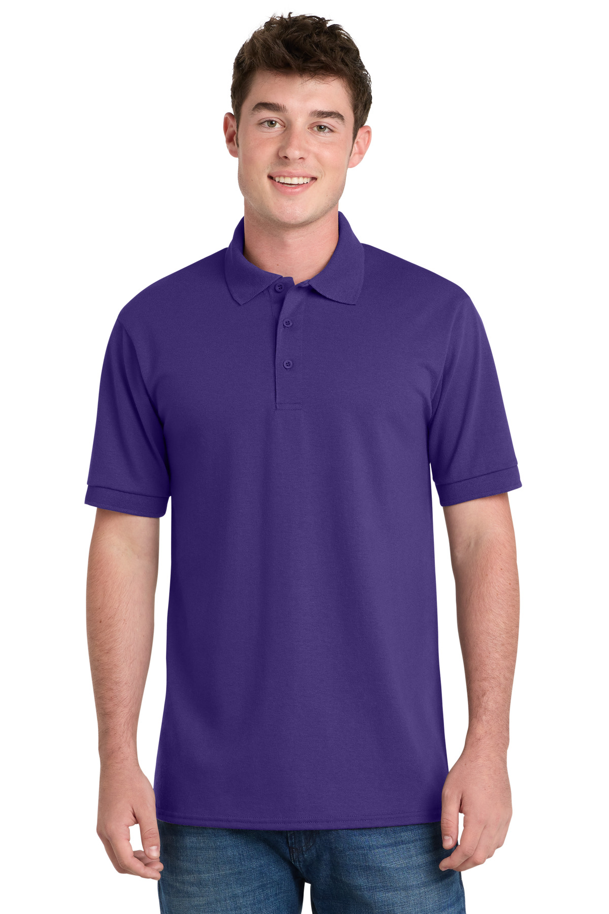 Port & Co Tall Core Blend Jersey Knit Polo. KP55T 61