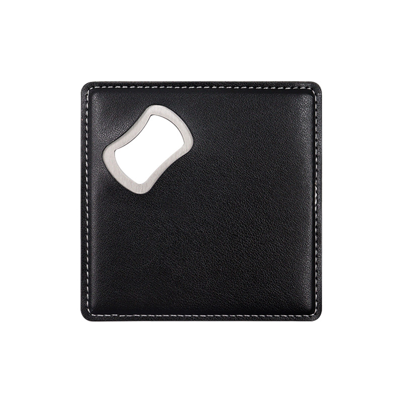 Custom Square Leather Bottle Opener 3