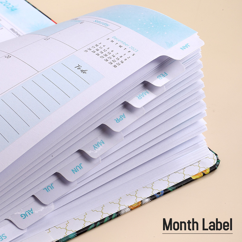 Weekly Monthly Planner 2024 with Monthly Tabs 9