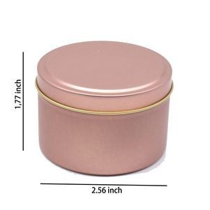 4 oz Travel Size Candle Tins with Lids 2