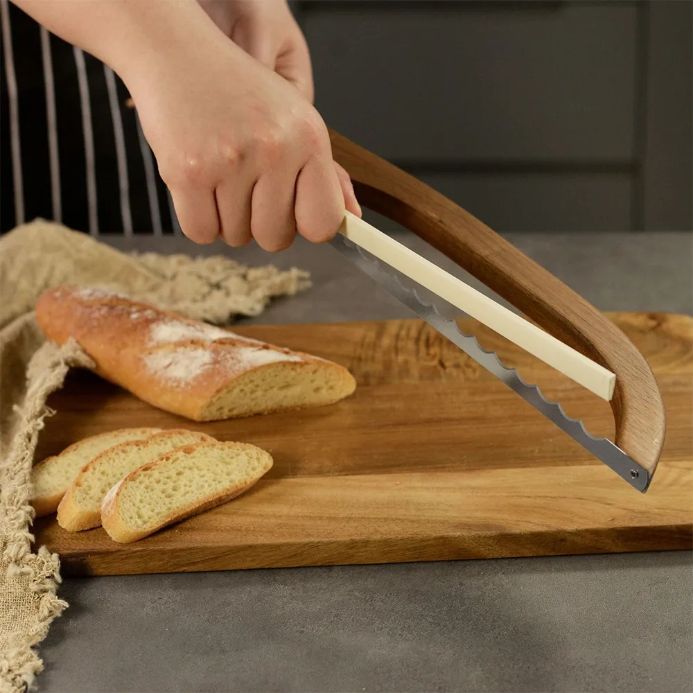 Wooden Bow Sourdough Bread Knife 2