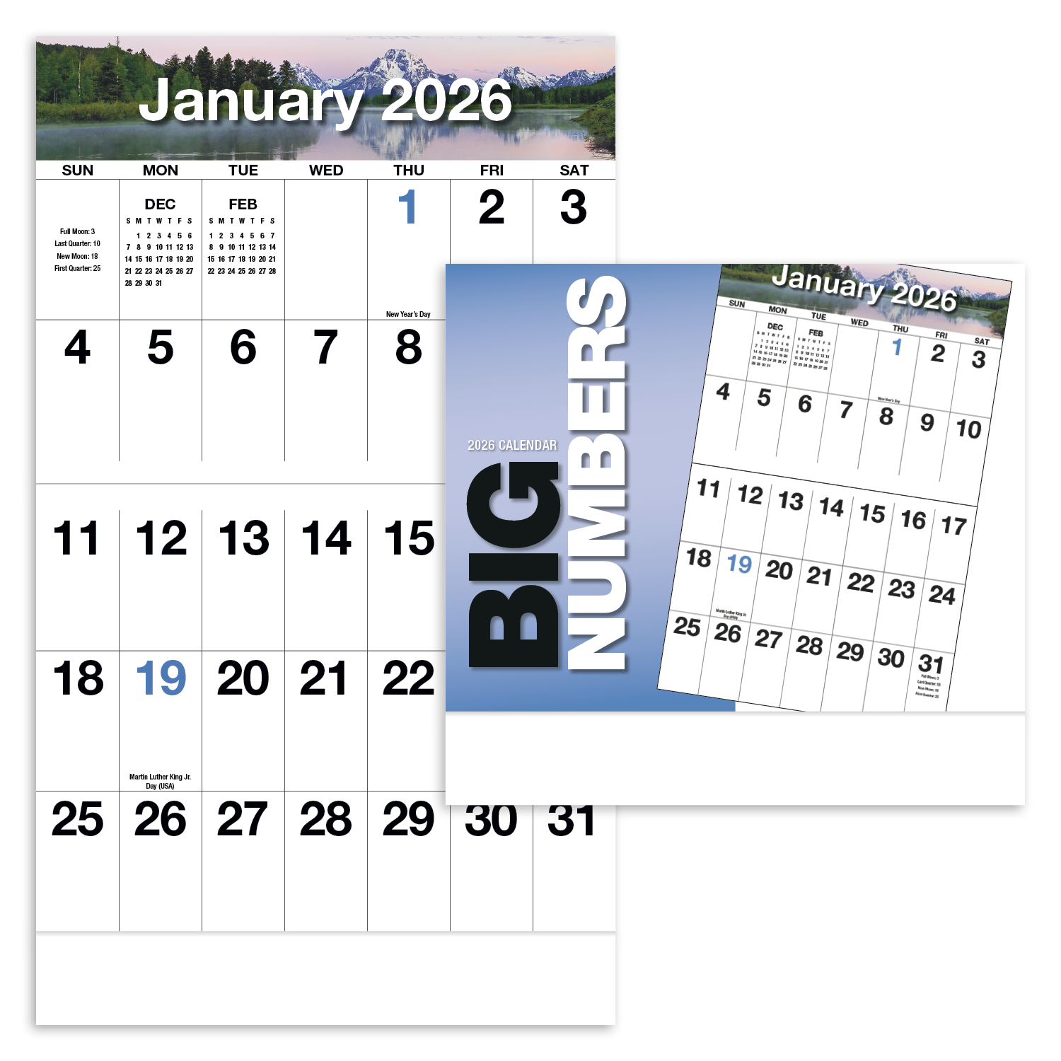 HotLine® Products Big Numbers Appointment Calendar - Stapled