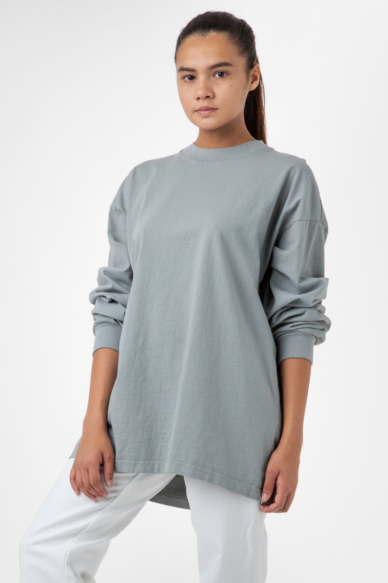 L/S MOCK NECK SHIRT 7.5OZ 12