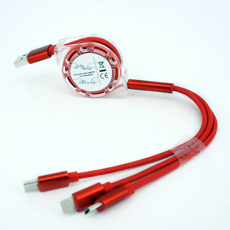 TriFlex Retractable 3-in-1 Cable 32