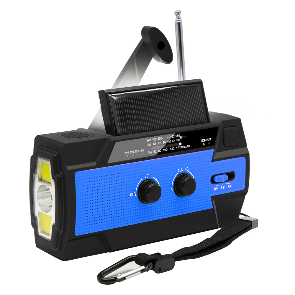 ResQ Emergency Hand Crank Radio – 4000mAh Power Bank, Solar, 1W Flashlight & Motion Sensor Lamp 22