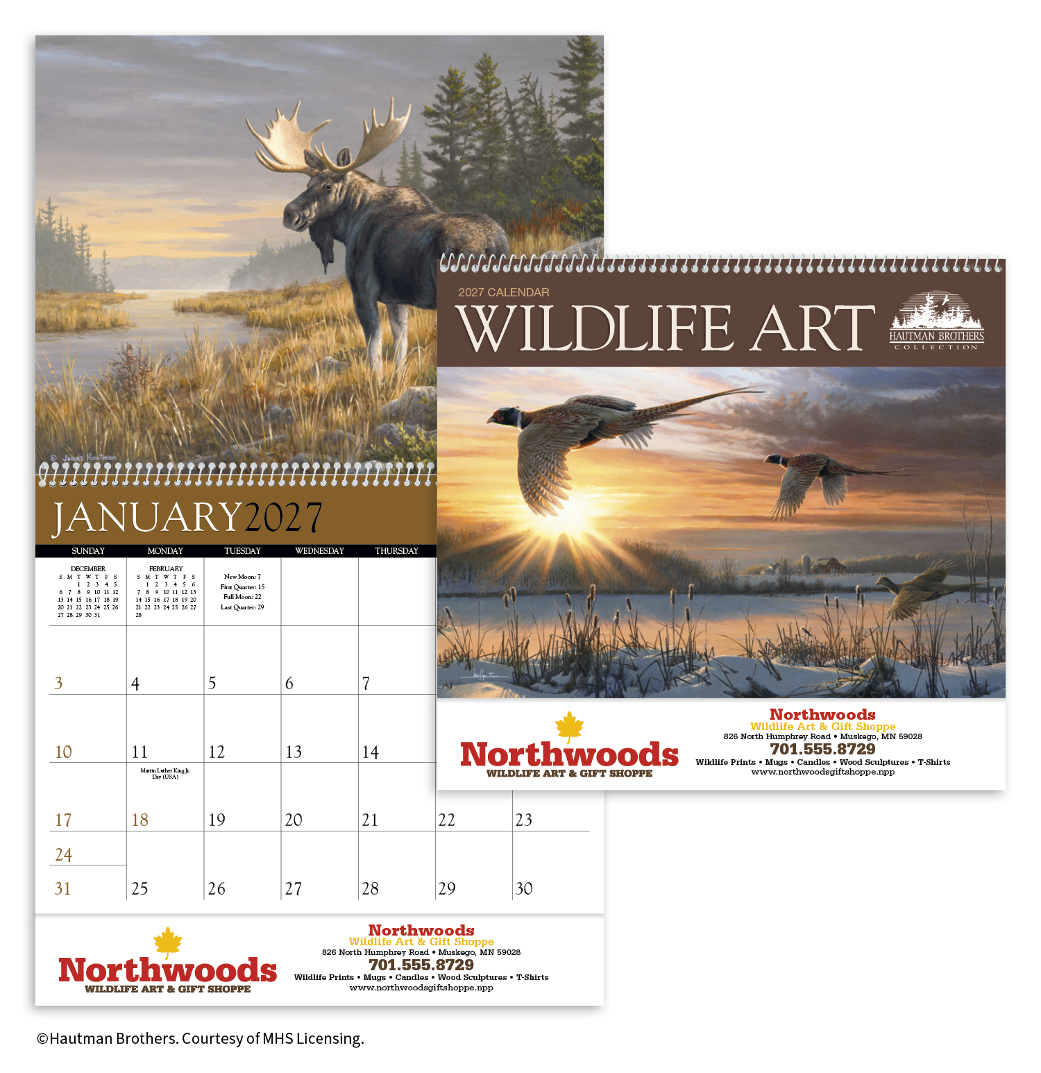 Triumph® Calendars Wildlife Art by the Hautman Brothers Calendar 38
