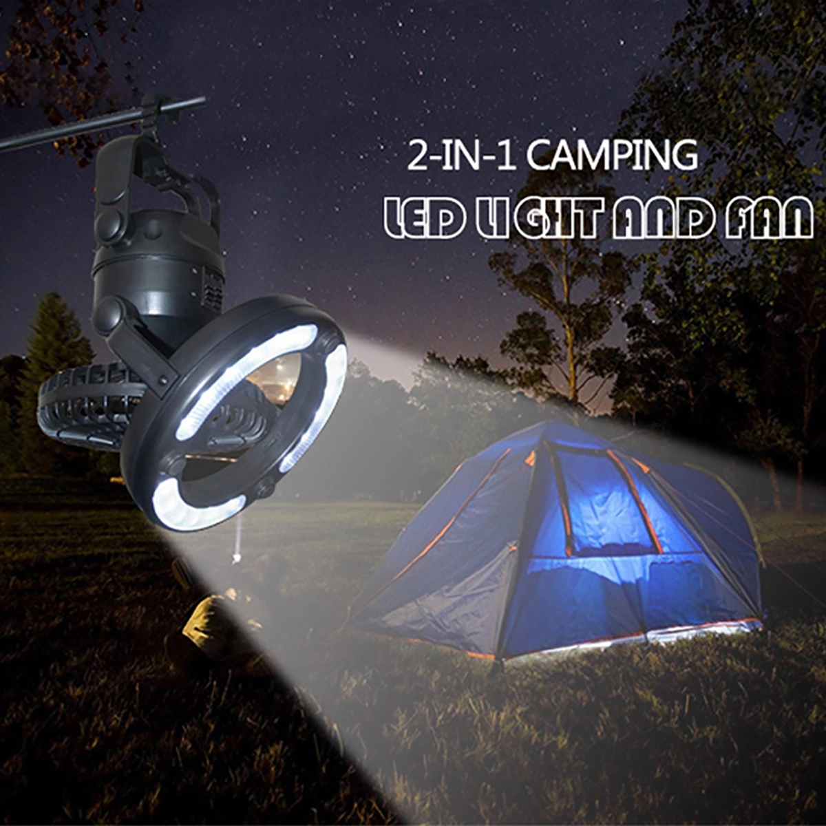 Portable Led Camping Lantern With Ceiling Fan 6