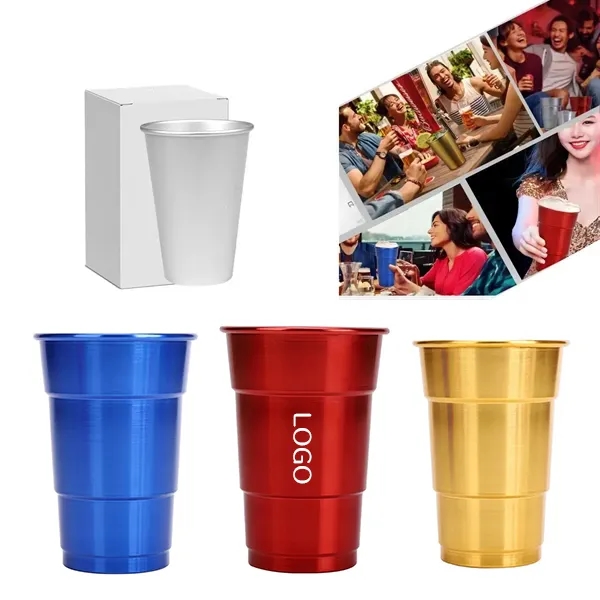 17oz Aluminum Camping Tumbler - Durable Drinkware 13