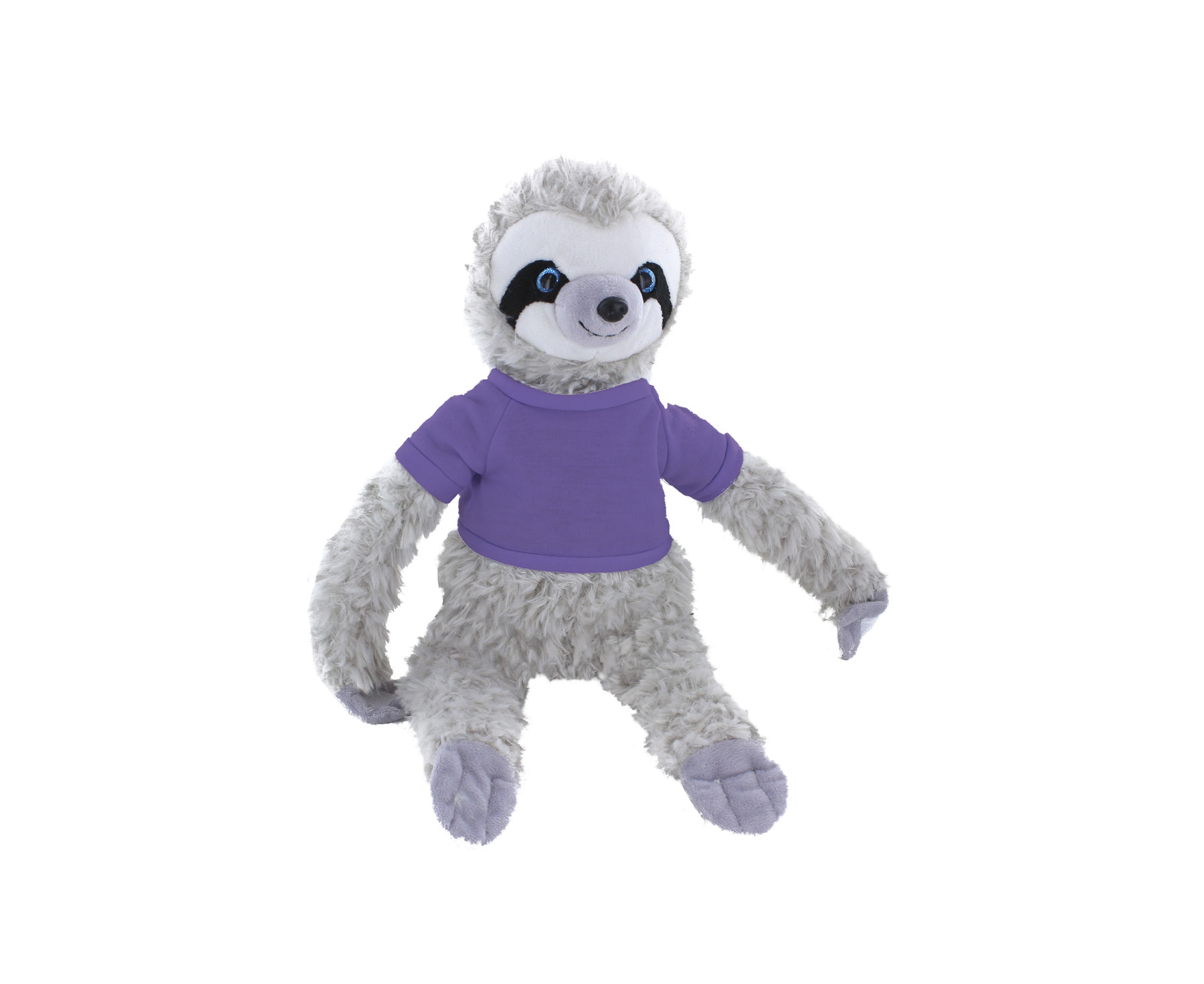 soft plush Sloth with t-shirt 14