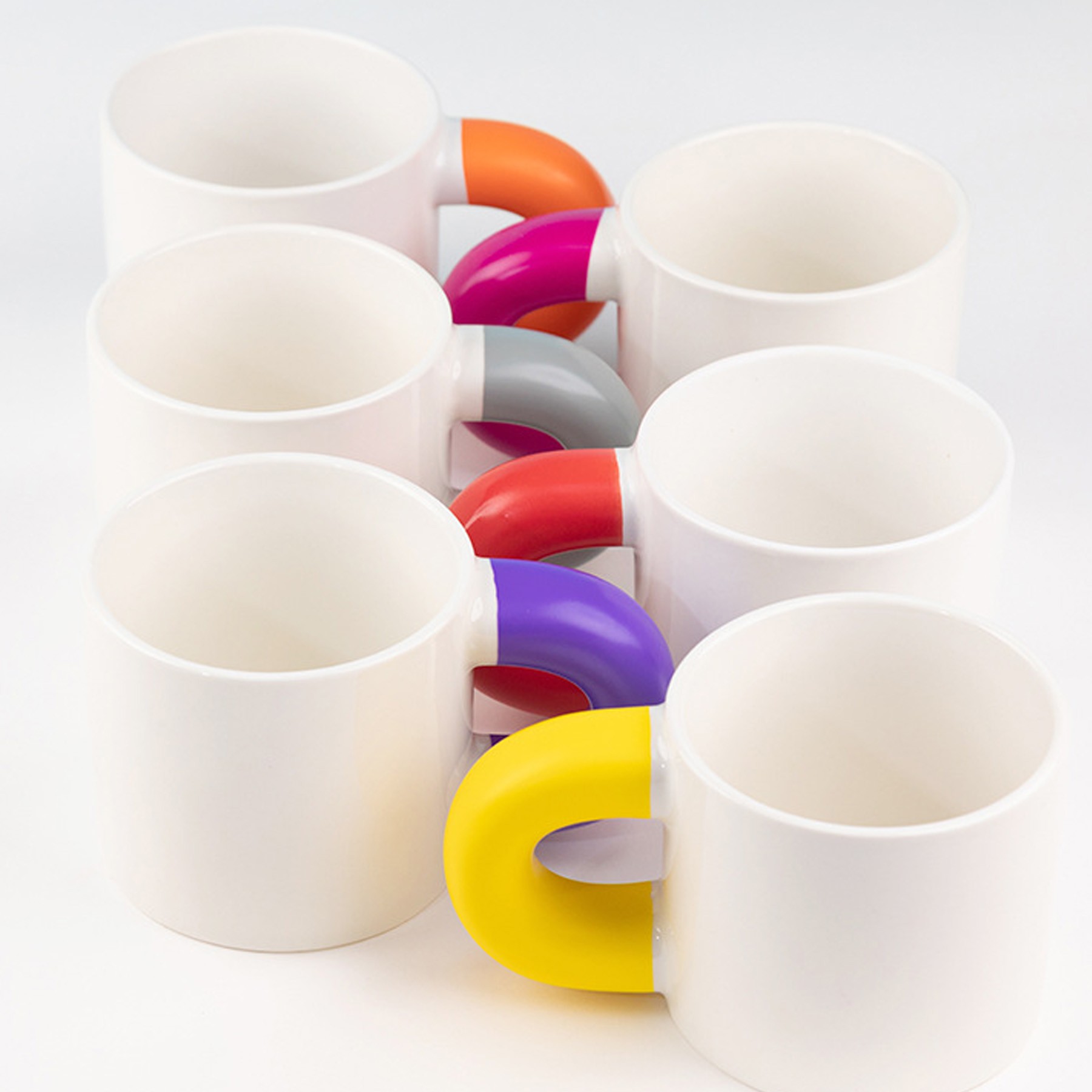 Ceramic Coffee Chubby Mug, Creative Cute Fat Handle Cup 2