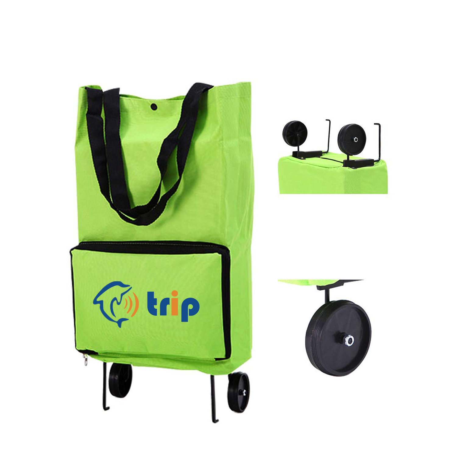 Shopping Tote Bag With Wheels 5