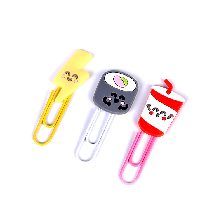 Soft PVC Bookmark,Paper Clip 3