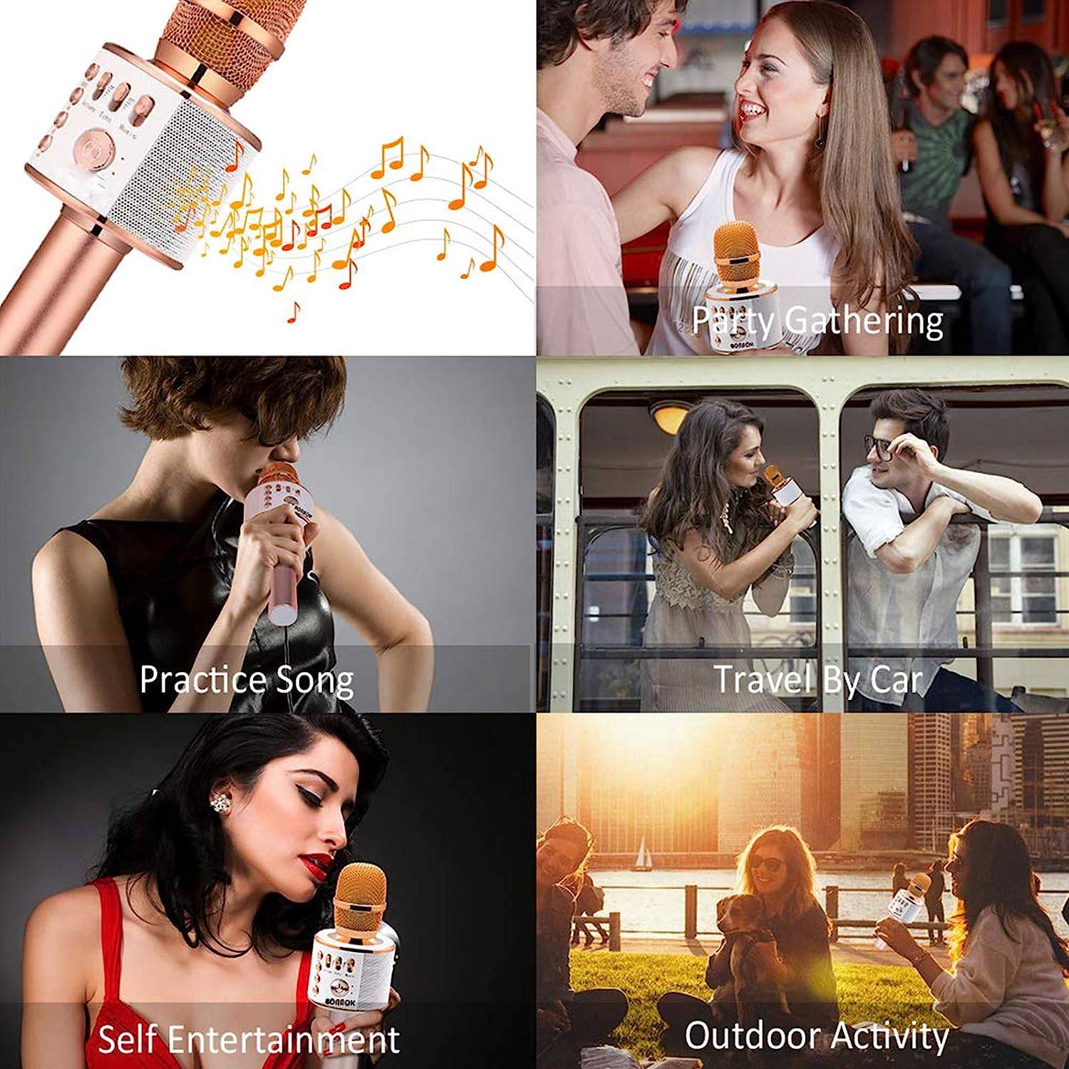 Wireless Bluetooth Karaoke Microphone 4