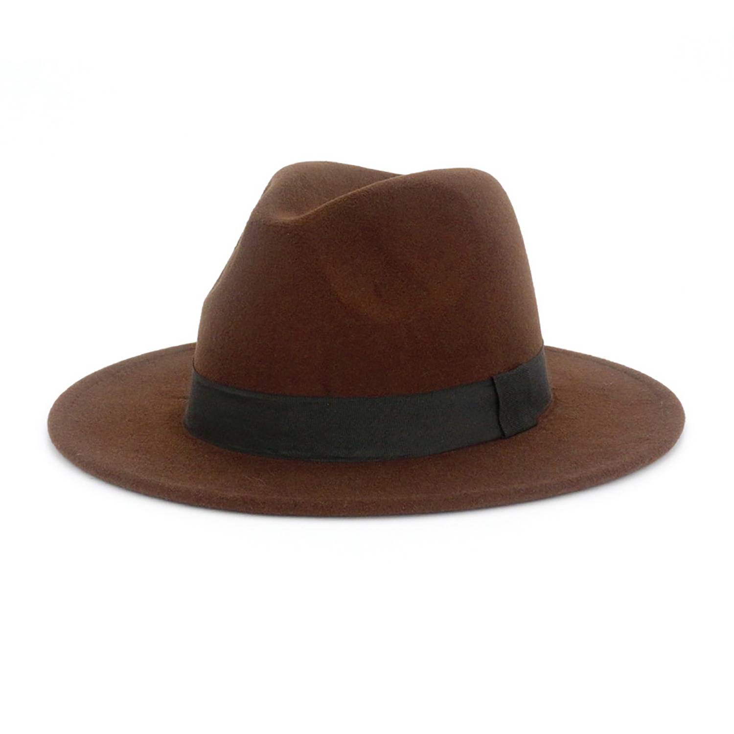 Unisex Vintage Wide Brim Fedora Hat 17