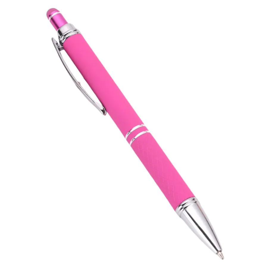 Soft Touch Metal Press Ballpoint Pen 3