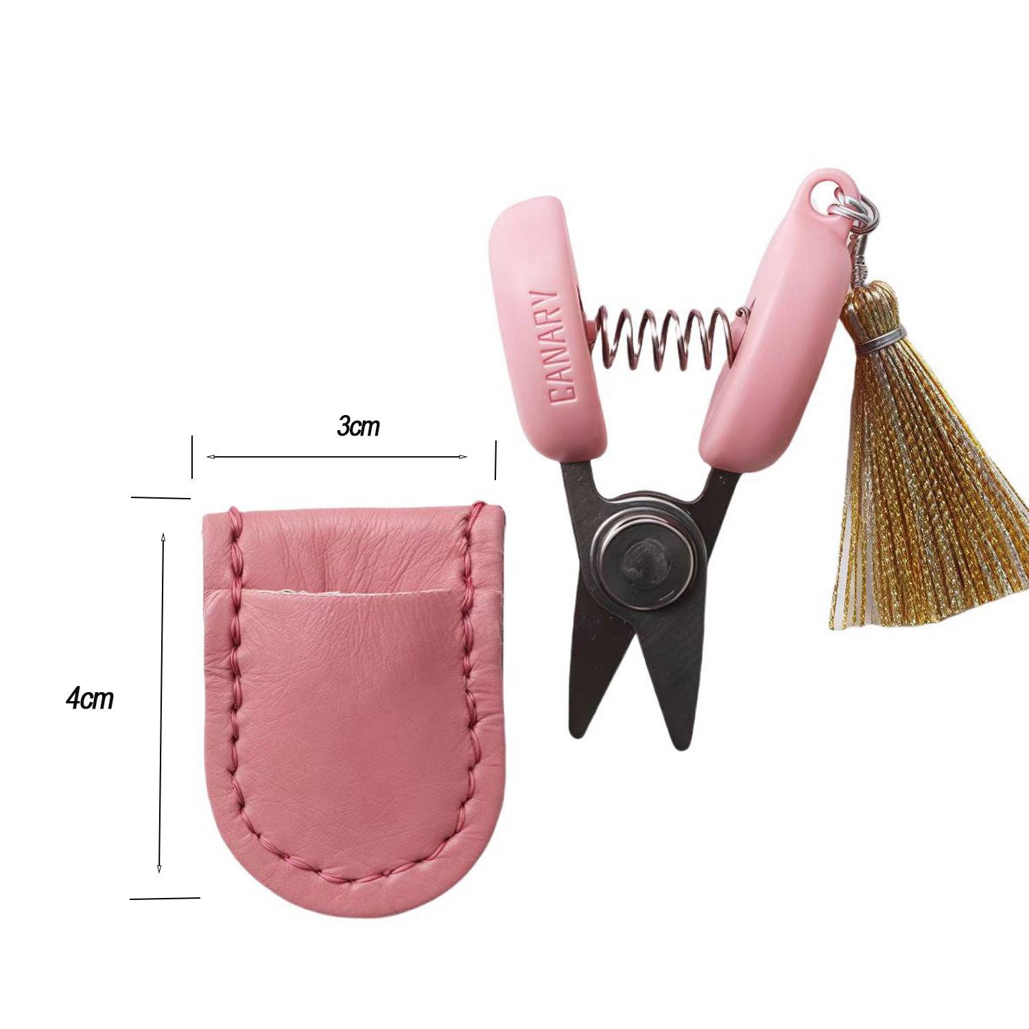 Mini Portable Scissors with Stylish Leather Pouch 8