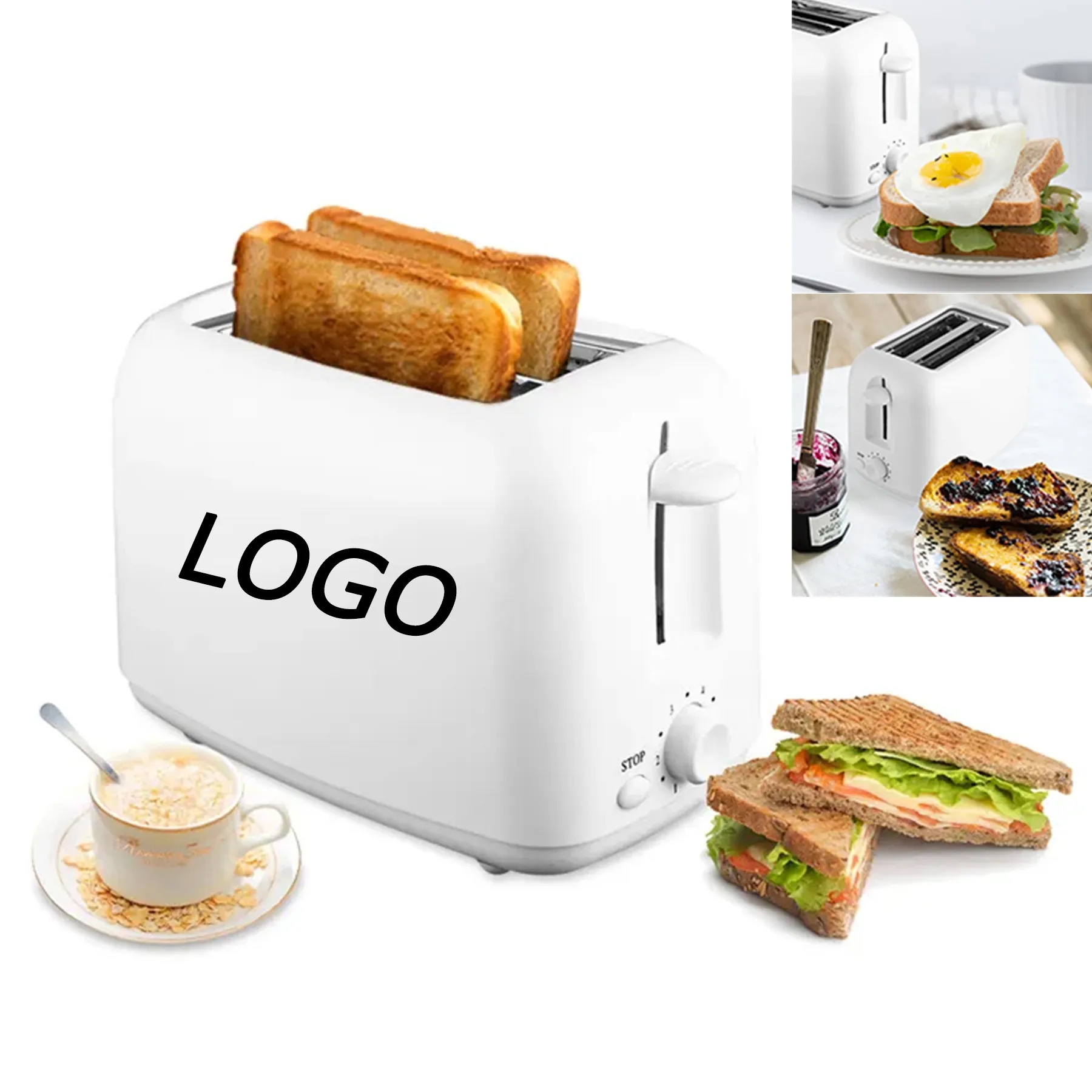 Hot Selling White Home Mini Round Bread Maker 5
