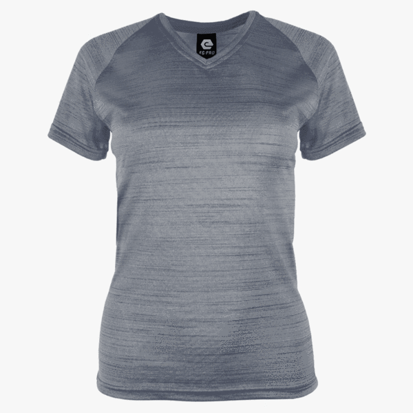 #G122 / Defender Heather Women's V-Neck Tee 7