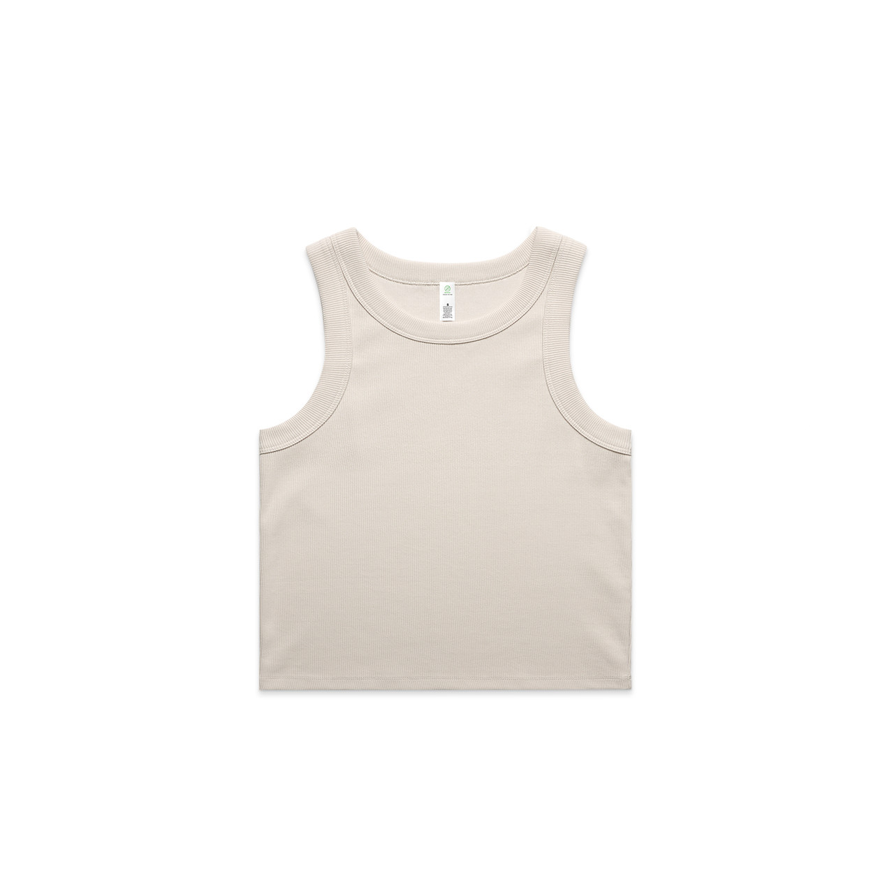 Wo's Organic Rib Crop Tank | 4064G 24