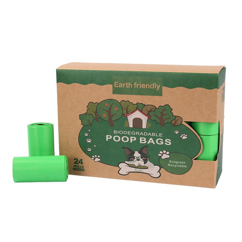 Dog Poop Bag Holder Dispenser with Metal Carabiner Clip 2
