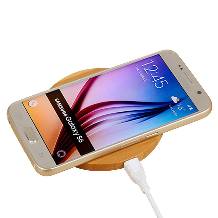 Honest Bamboo Wireless Charger Qi Charging Pad 4