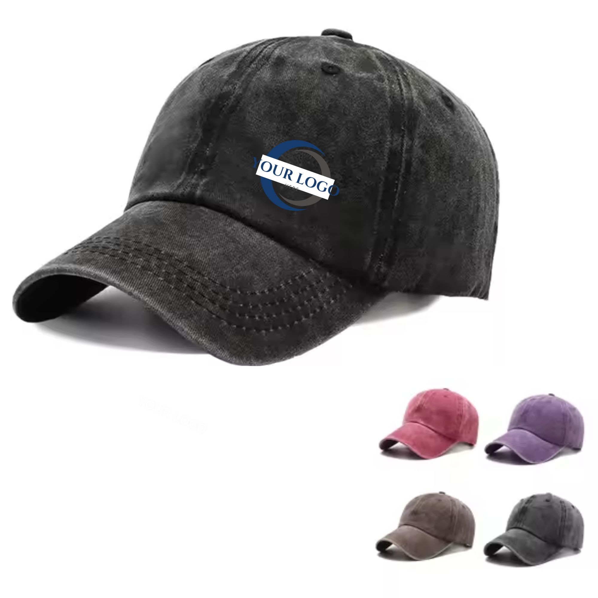 Timeless Vintage Washed Cotton Top Hat - Perfect for Any Event 2