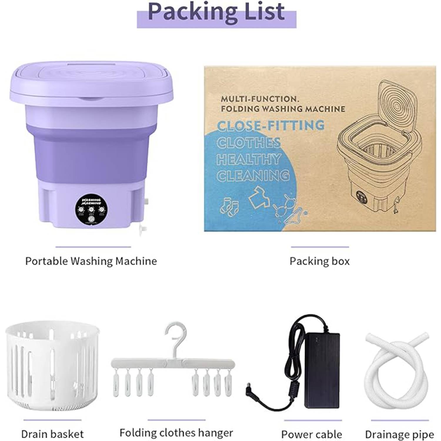 Foldable Mini Washing Machine 5