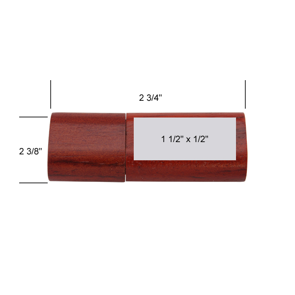 Bonnie Mahogany Curved-Edge USB 5