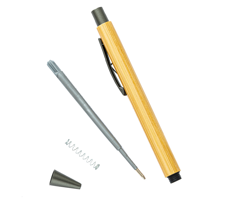 Bamboo Pen With Gunmetal 4