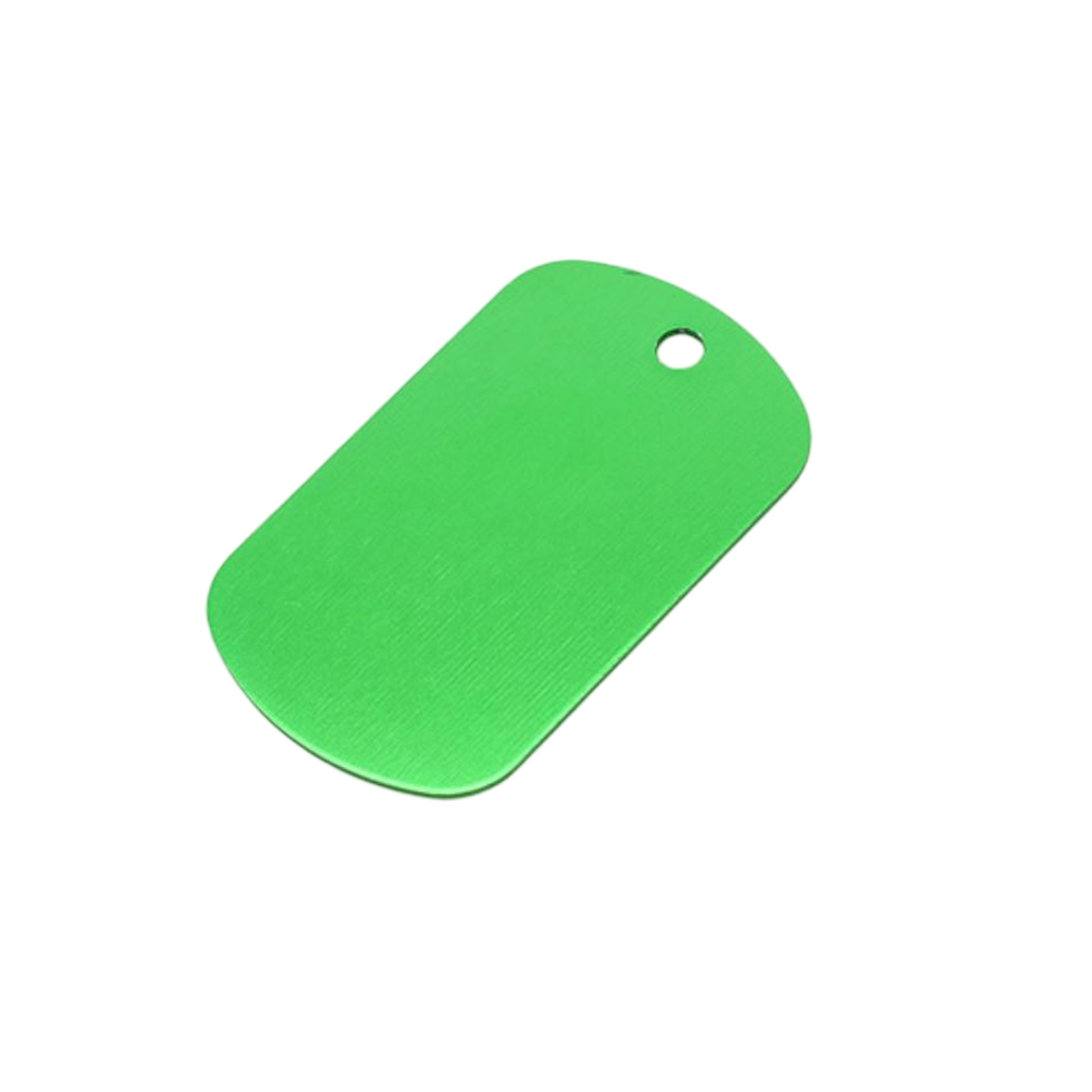 Engraved Aluminum Dog Tag Keychain 12