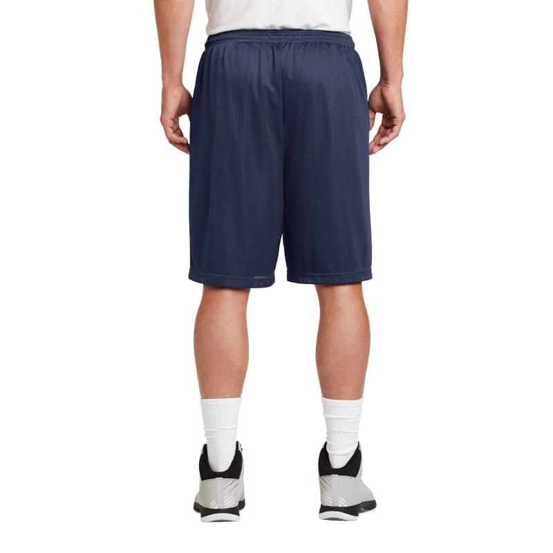 Sport-Tek Long PosiCharge Classic Mesh Short. 2