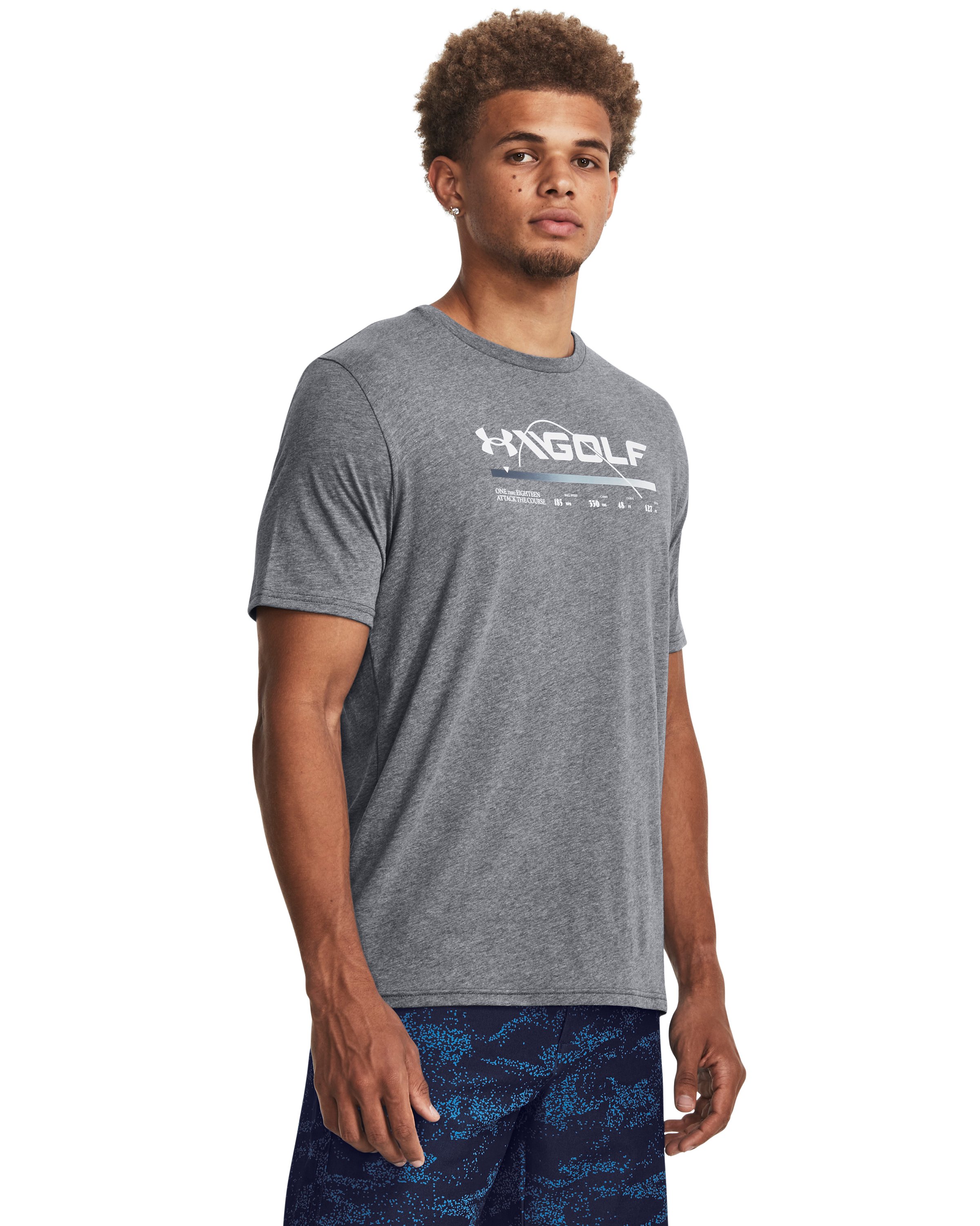 UA Golf Power Swing Men's Short Sleeve 3