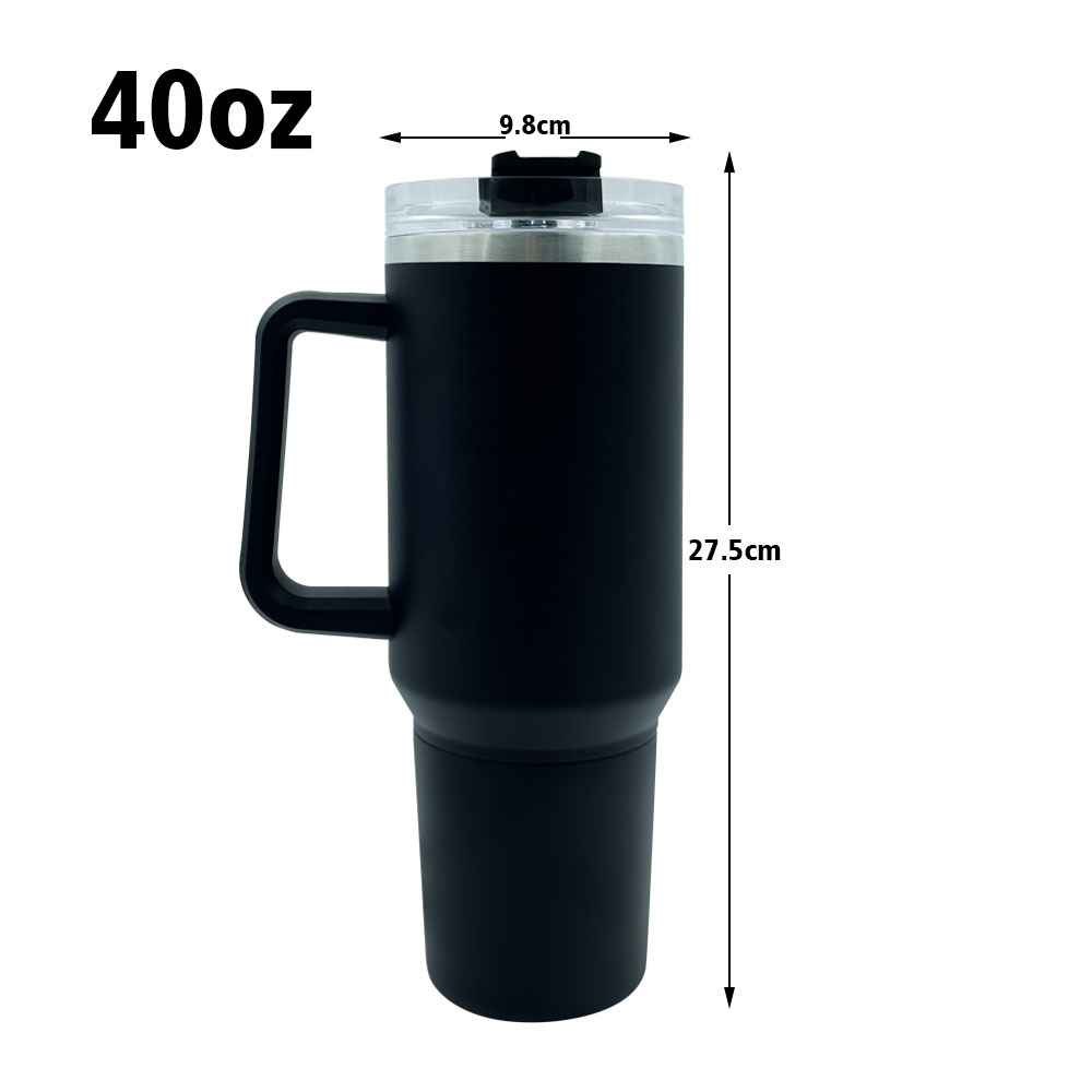 40oz Powder Coated Split Tumbler 2