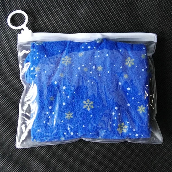 PVC Beach Towel Bag With Key Ring 5