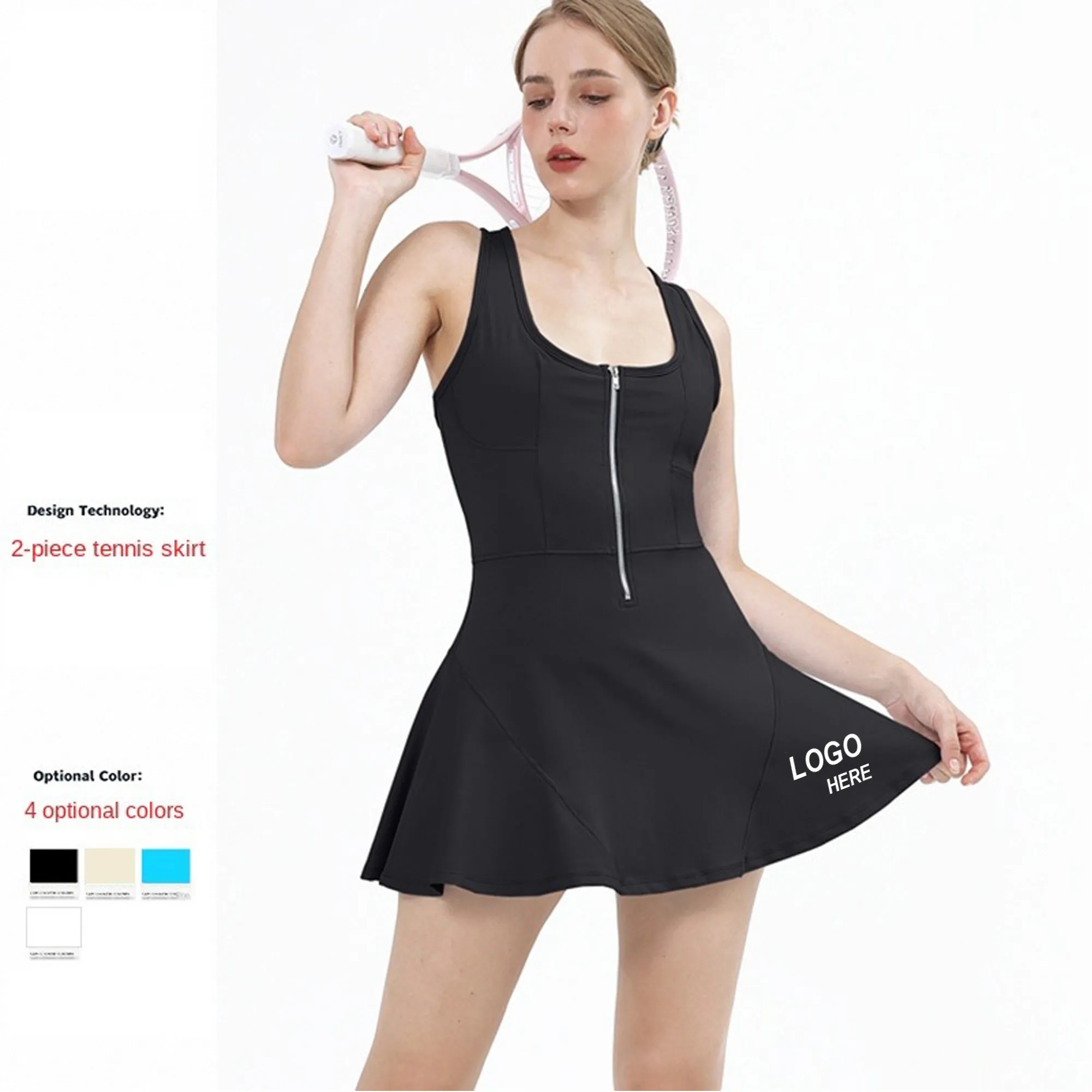 Jumpsuit Gym Women Tennis Dress 2