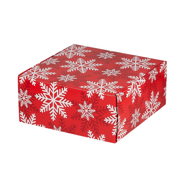 Red Snowflake Holiday Gift Box 4