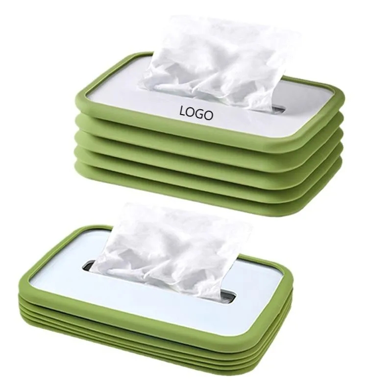 Silicone Foldable Tissue Box Cover 6