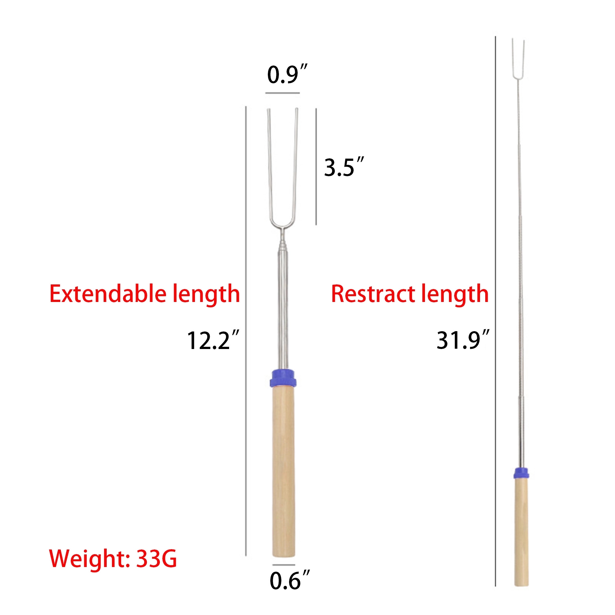 BBQ Fork Roasting Sticks 1