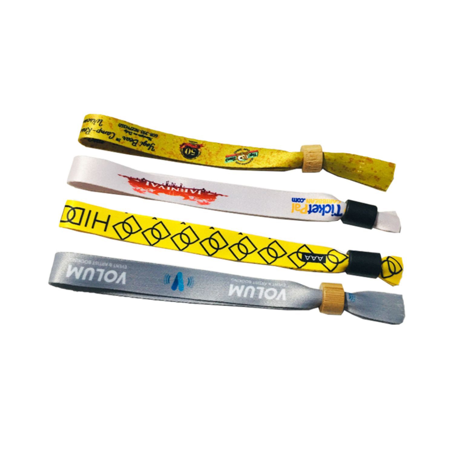 1/2" Sublimated Event Wristbands w/ Locking Bead 4