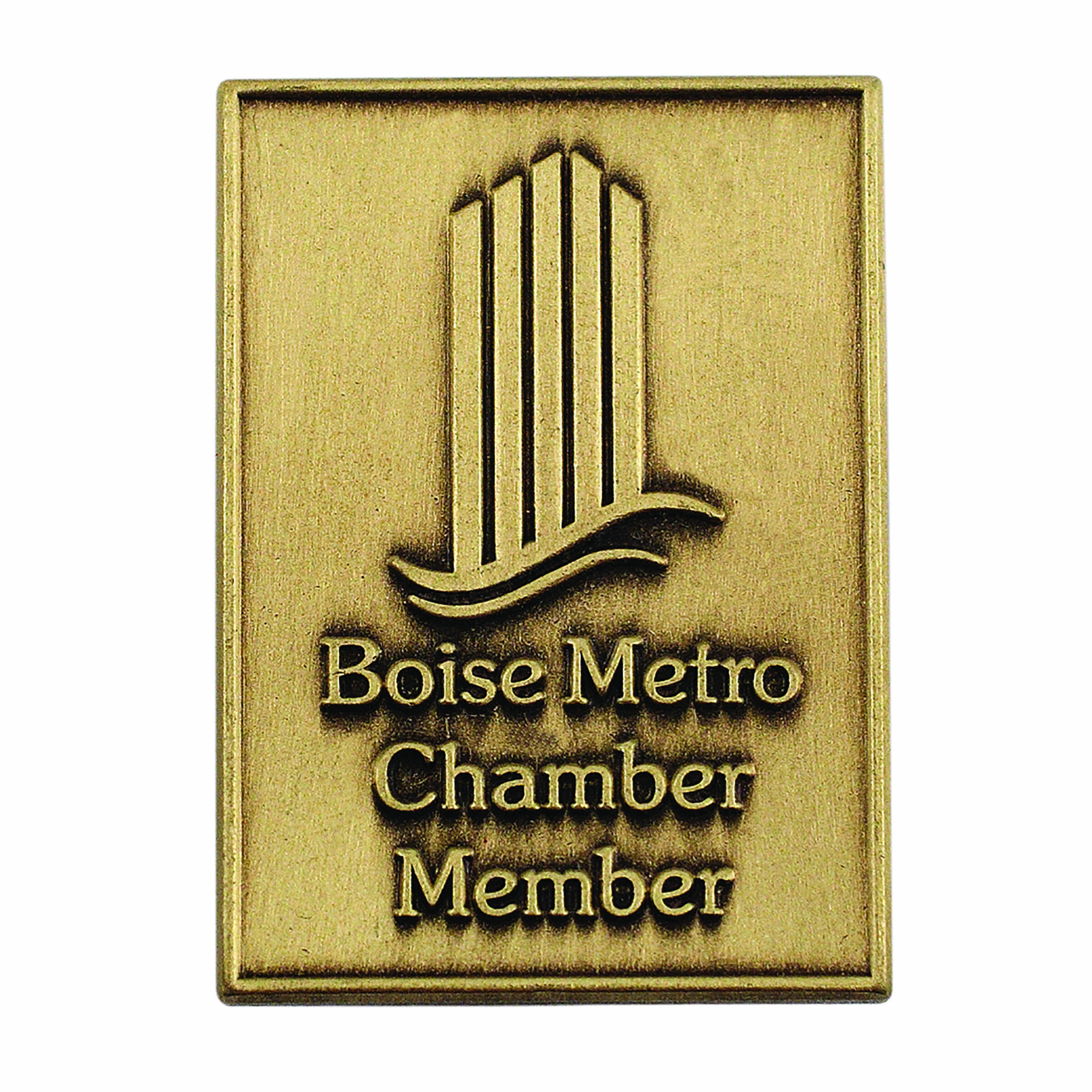 Custom Die Struck Antique Finish Lapel Pins 1" 20