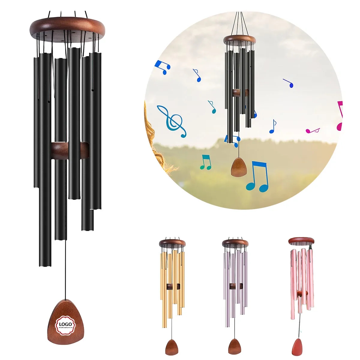 Large Aluminium Wind Chimes 1