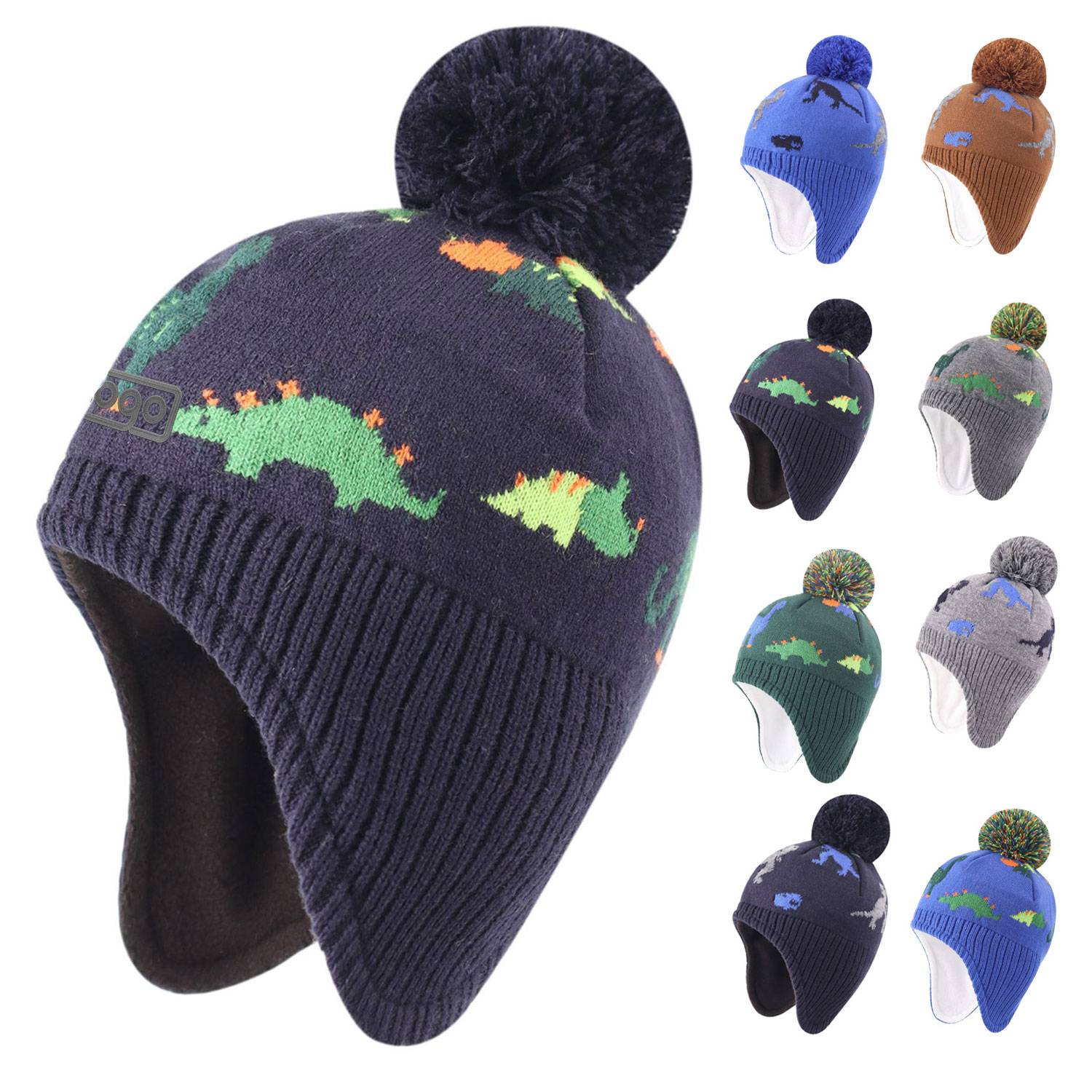 Kids Windproof Ear Warmer Hat 6