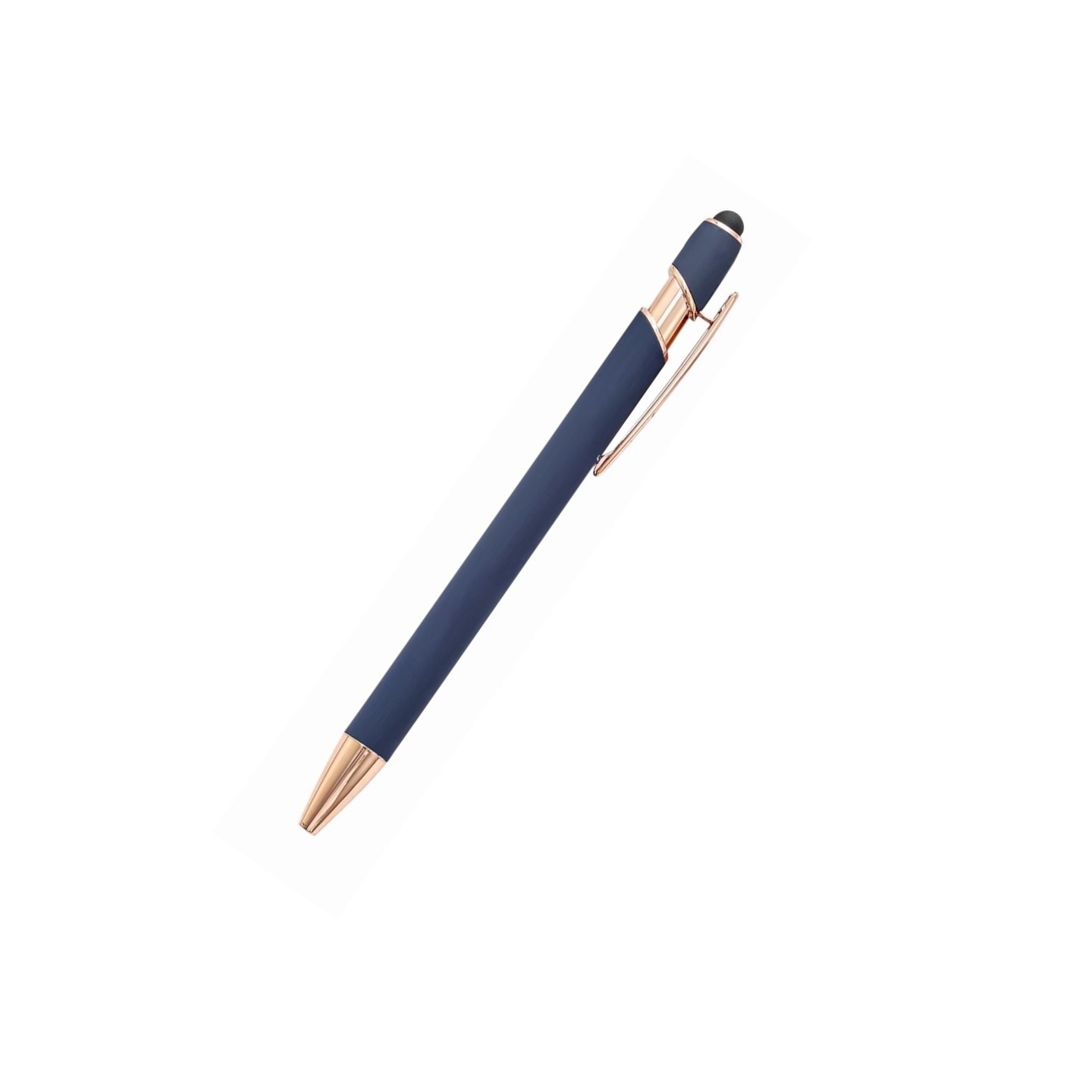 Aluminum Incline Stylus Pen with Rose Gold Accents 1