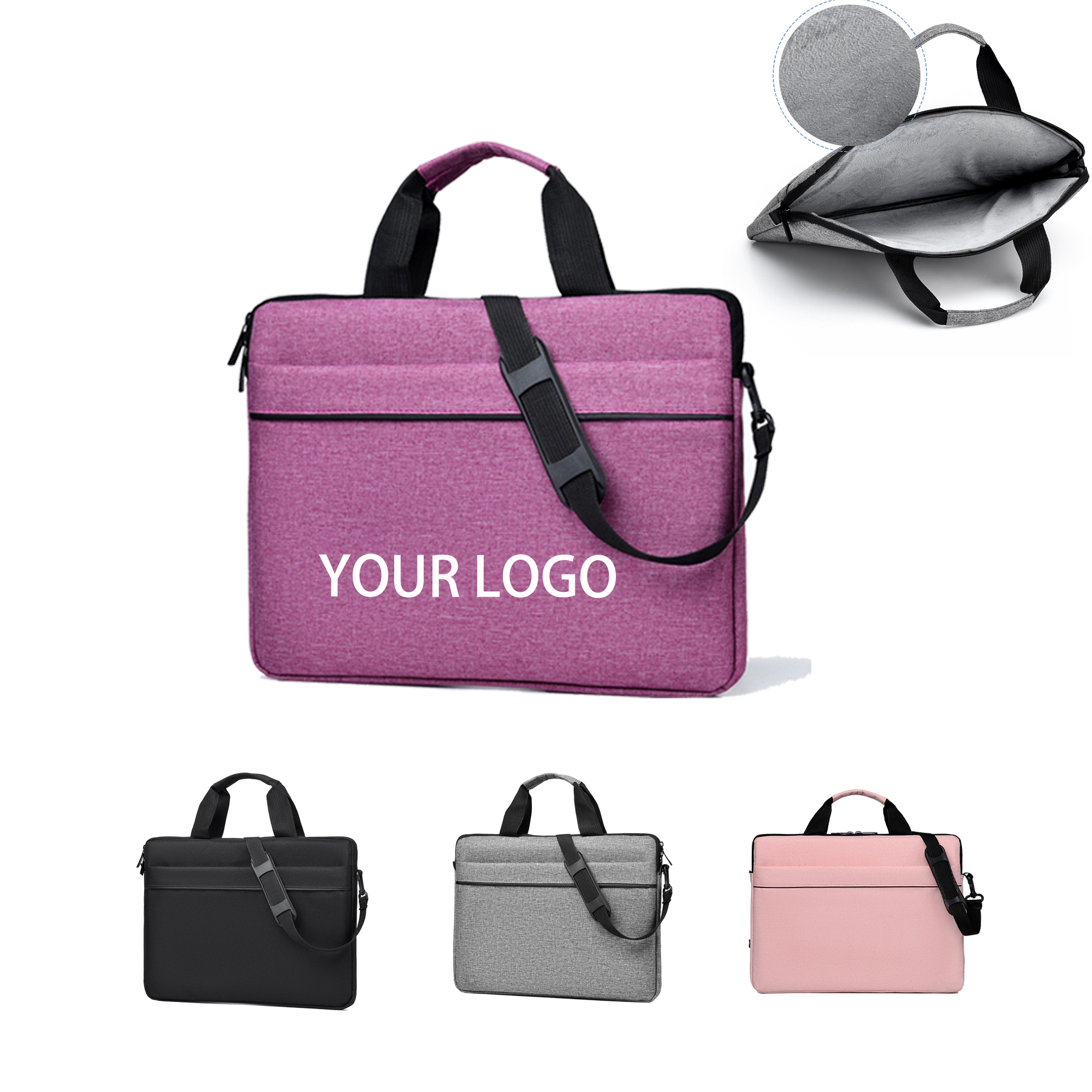 MOQ:1pc Custom Laptop Messenger Bag 2