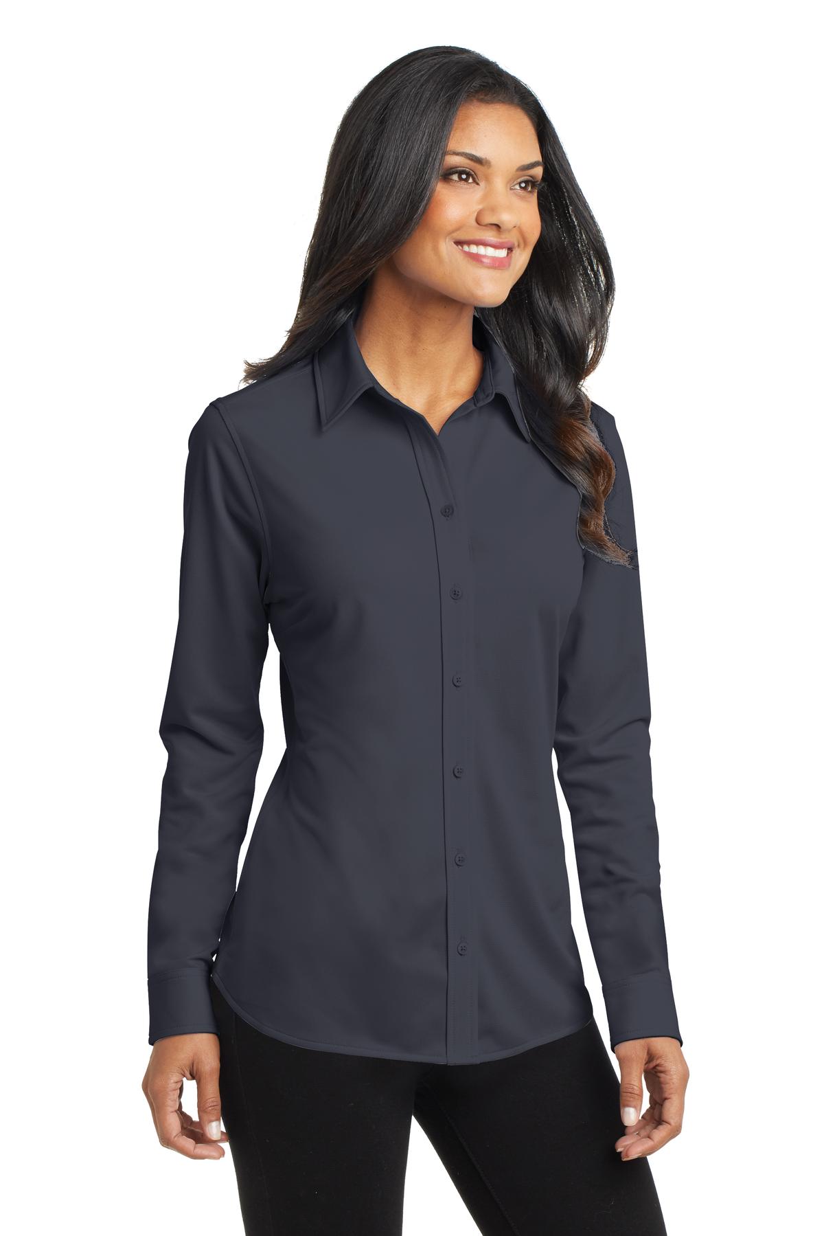 Women's Dimension Knit Dress Shirt